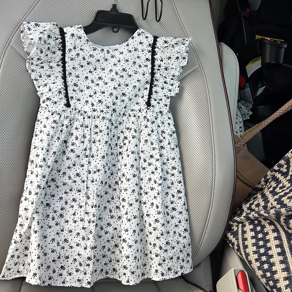 FALL Toddler & Little Girl flutter dresses